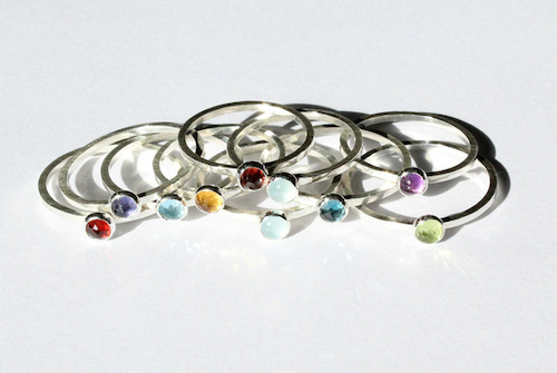 Event image STACKED GEMSTONE RINGS